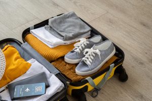 inside a bag of what to pack to a gorilla trek